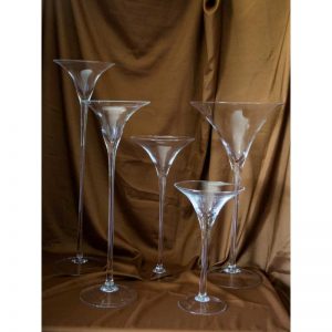 Svijećnjak martini čaša (više dimenzija)